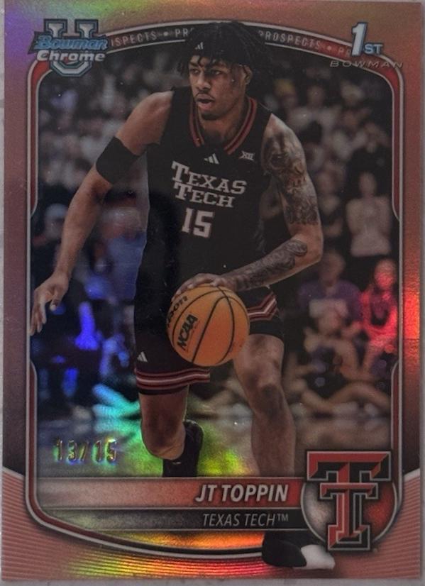JT Toppin [Rose Gold Refractor] #BCP-93
