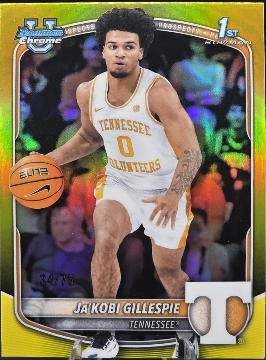 Ja'Kobi Gillespie [Yellow Refractor] #BCP-58