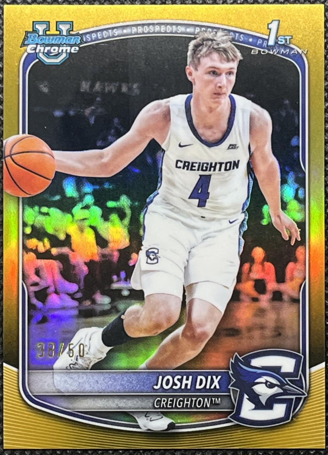 Josh Dix [Gold Refractor] #BCP-17