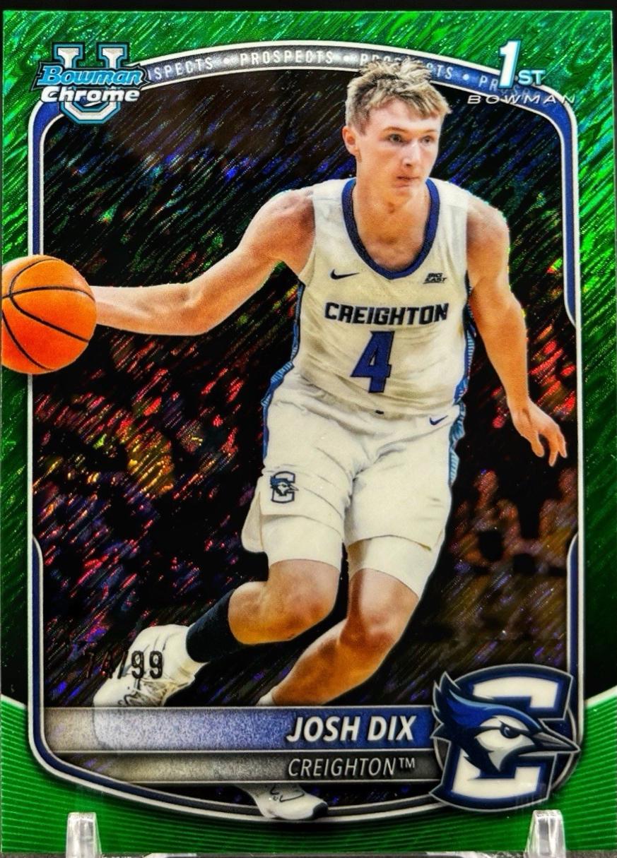 Josh Dix [Green Shimmer Refractor] #BCP-17