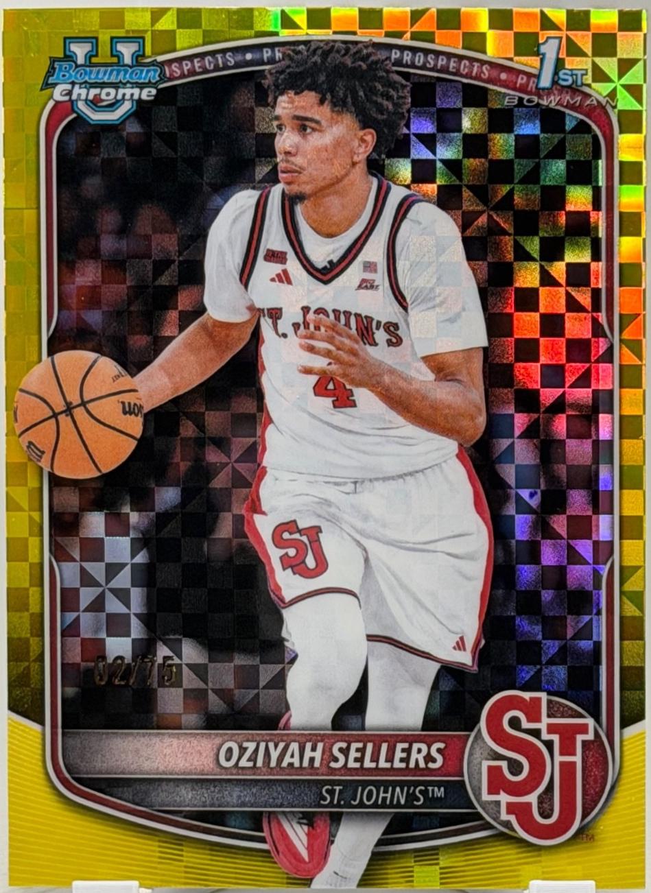 Oziyah Sellers [Yellow X-Fractor] #BCP-87