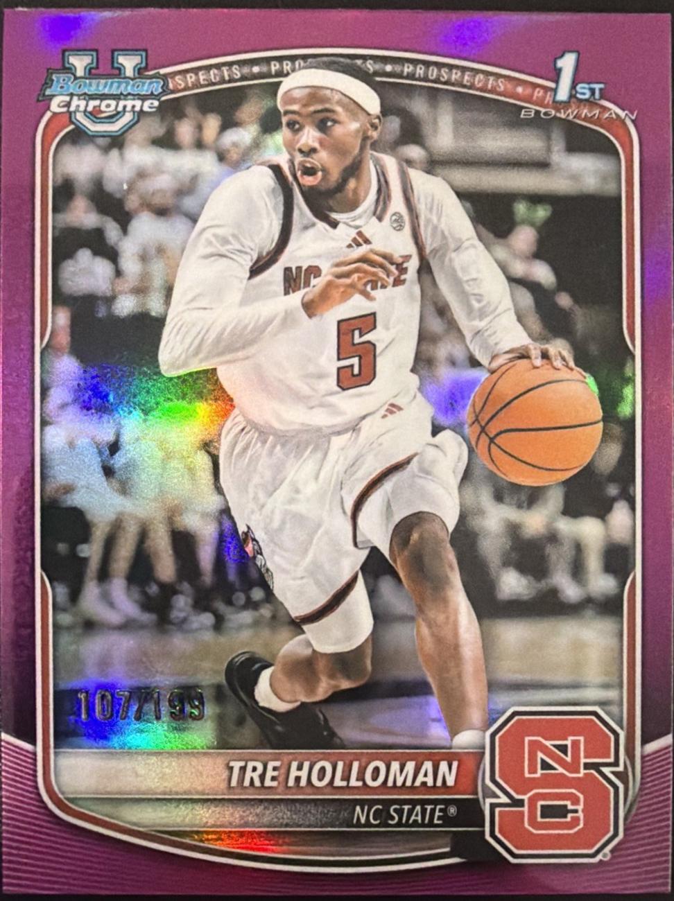Tre Holloman [Fuchsia Refractor] #BCP-81