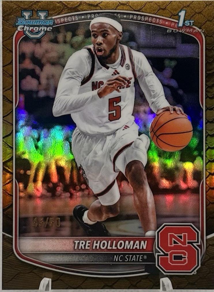 Tre Holloman [Reptilian Gold Refractor] #BCP-81