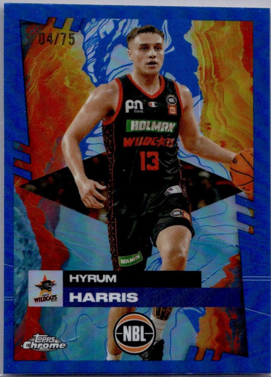 Hyrum Harris [Blue Refractor] #68