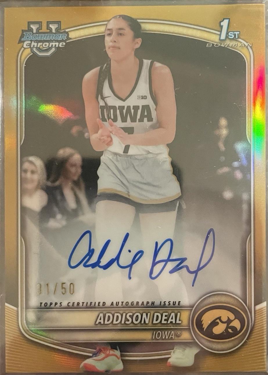 Addison Deal [Gold Refractor] #CPA-AE