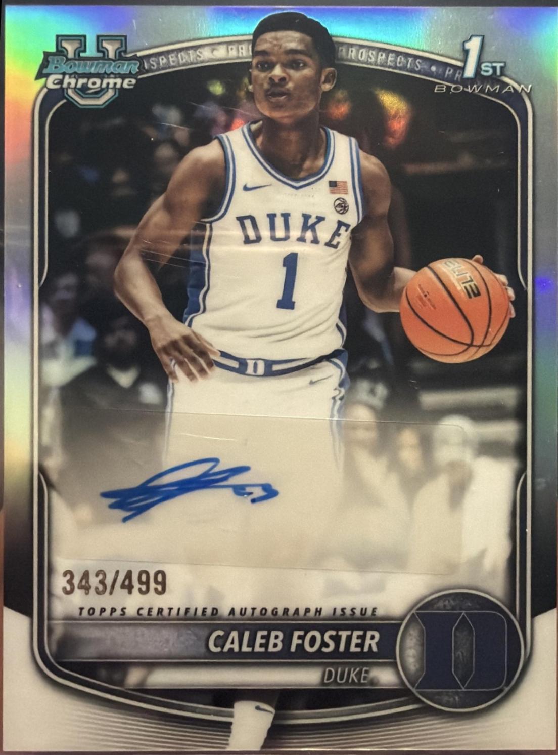 Caleb Foster [Refractor] #CPA-CF