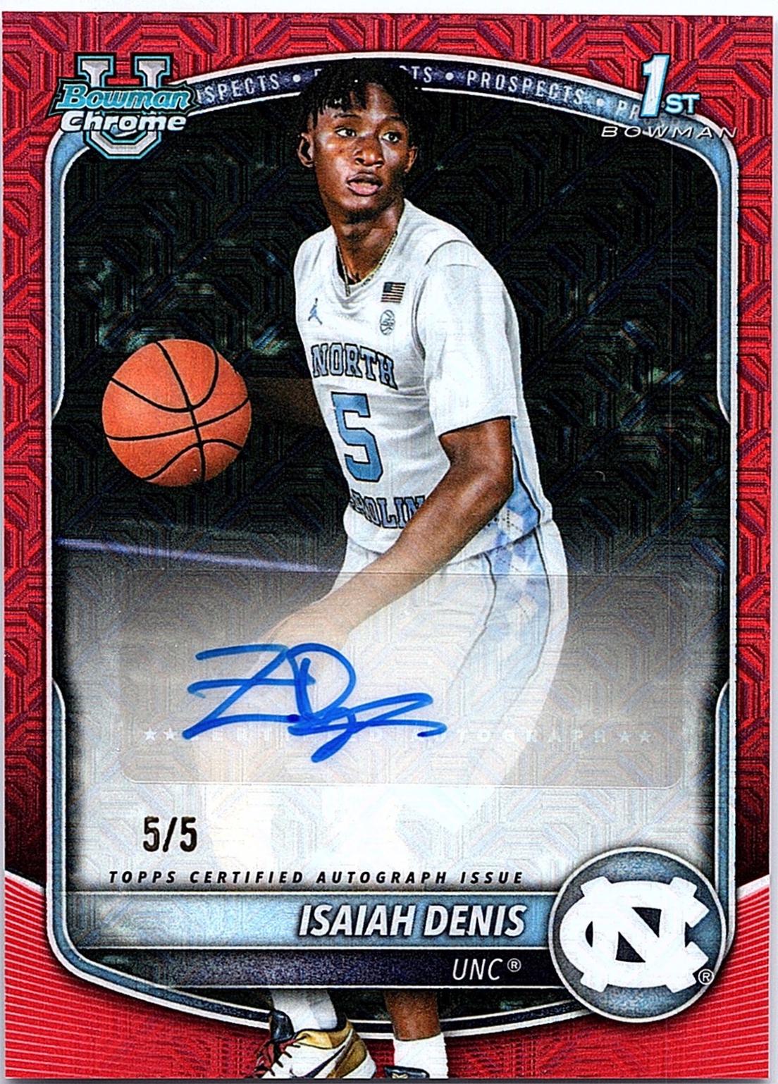 Isaiah Denis [Red Geometric] #CPA-ID