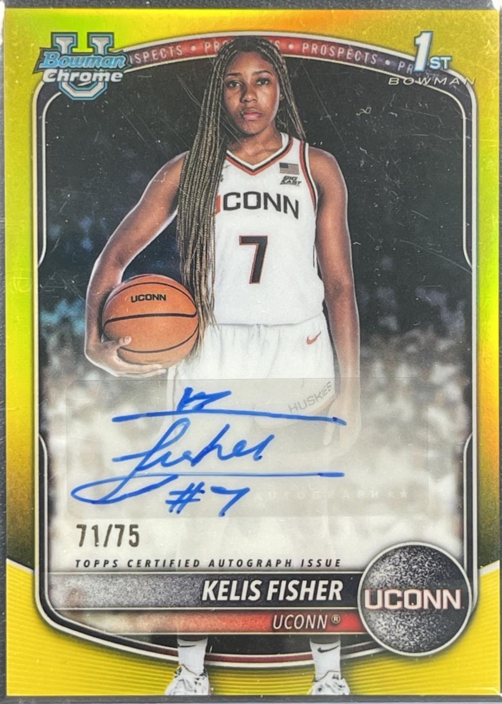 Kelis Fisher [Yellow Refractor] #CPA-KF