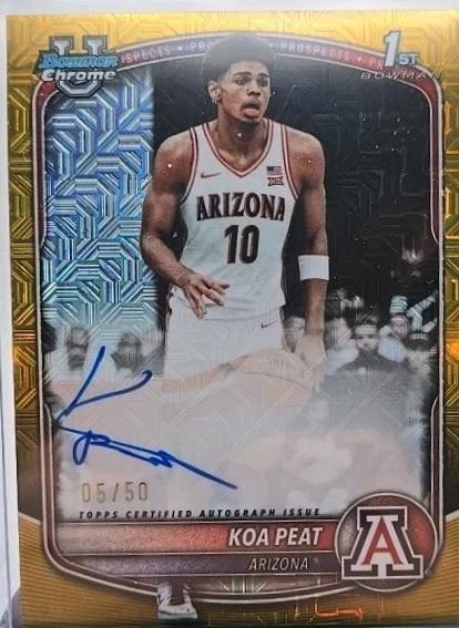 Koa Peat [Gold Refractor] #CPA-KP
