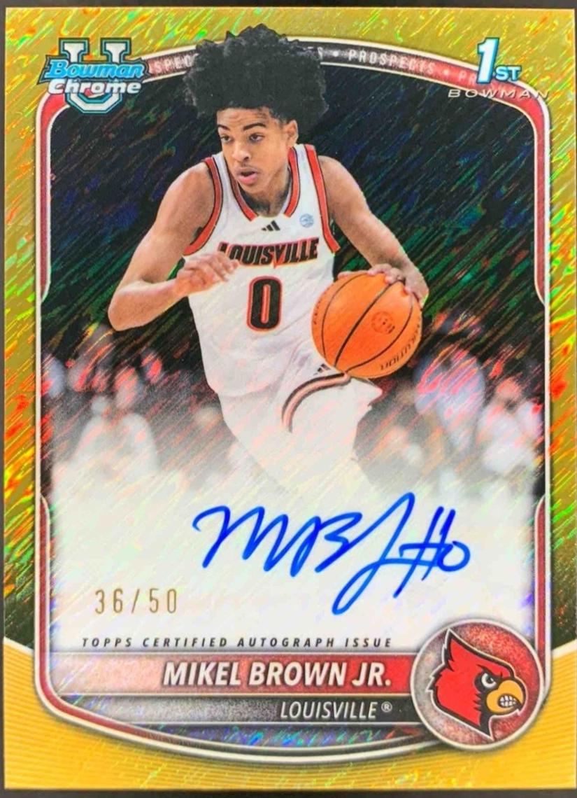 Mikel Brown Jr. [Gold Refractor] #CPA-MBJ