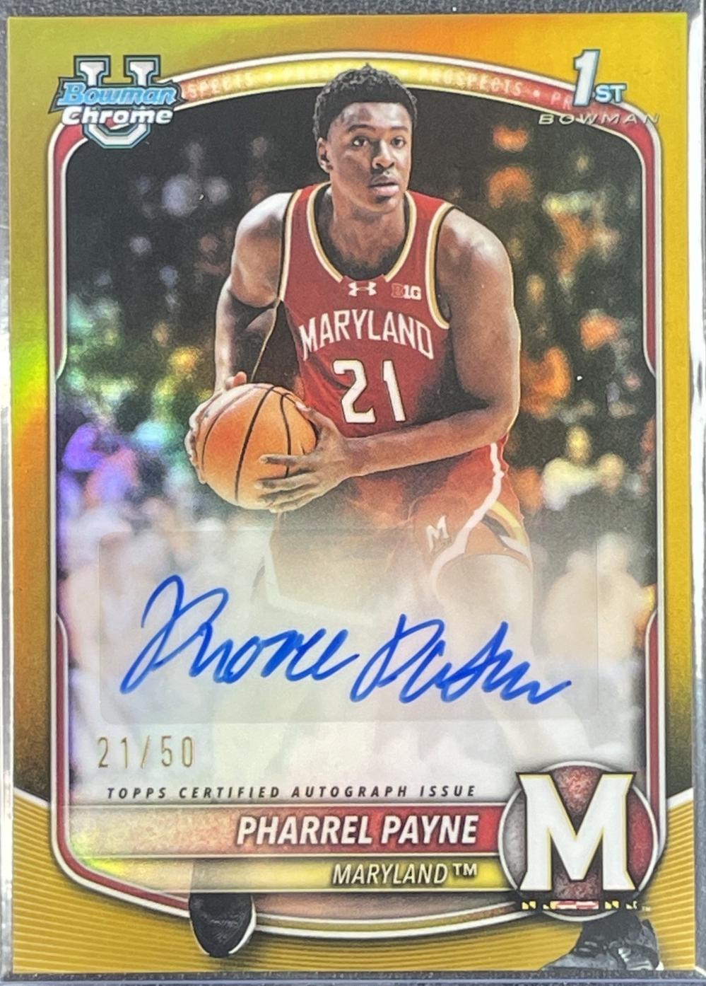 Pharrel Payne [Gold Refractor] #CPA-PP