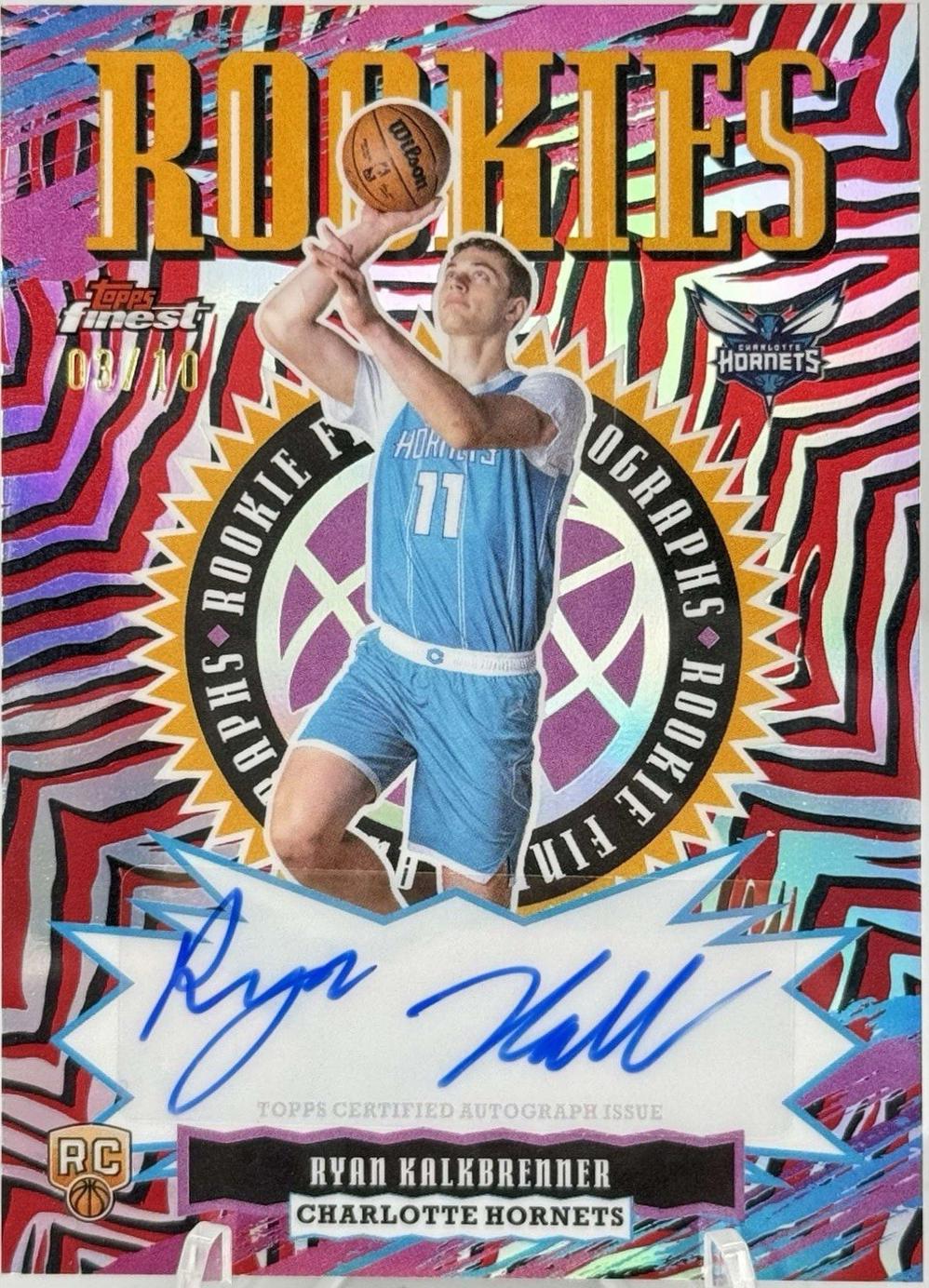 Ryan Kalkbrenner [Red Black Geometric Refractor] #RFA-RK