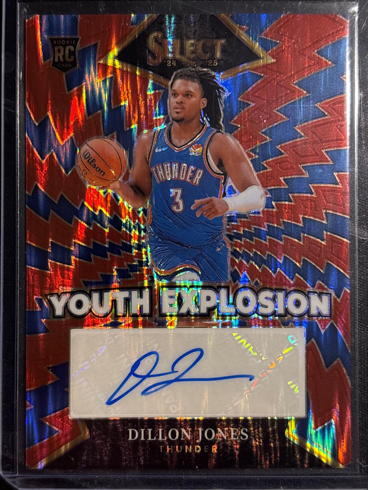 Dillon Jones [Red Flash Prizm] #25