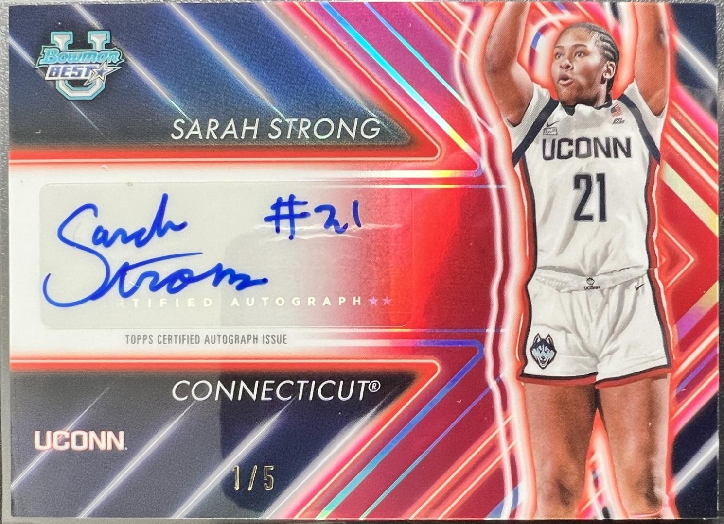 Sarah Strong [Red Refractor] #PAA-SS