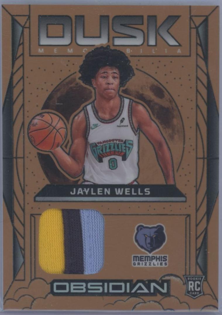 Jaylen Wells [Electric Etch Bronze Flood] #DM-WEL