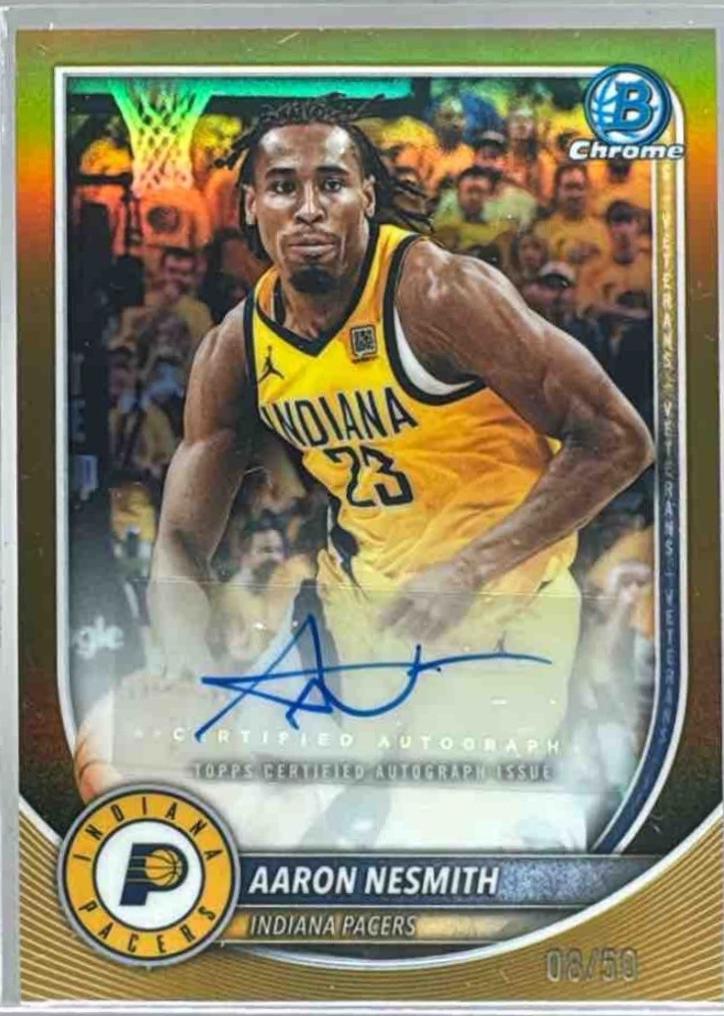 Aaron Nesmith [Gold Refractor] #BCA-AA