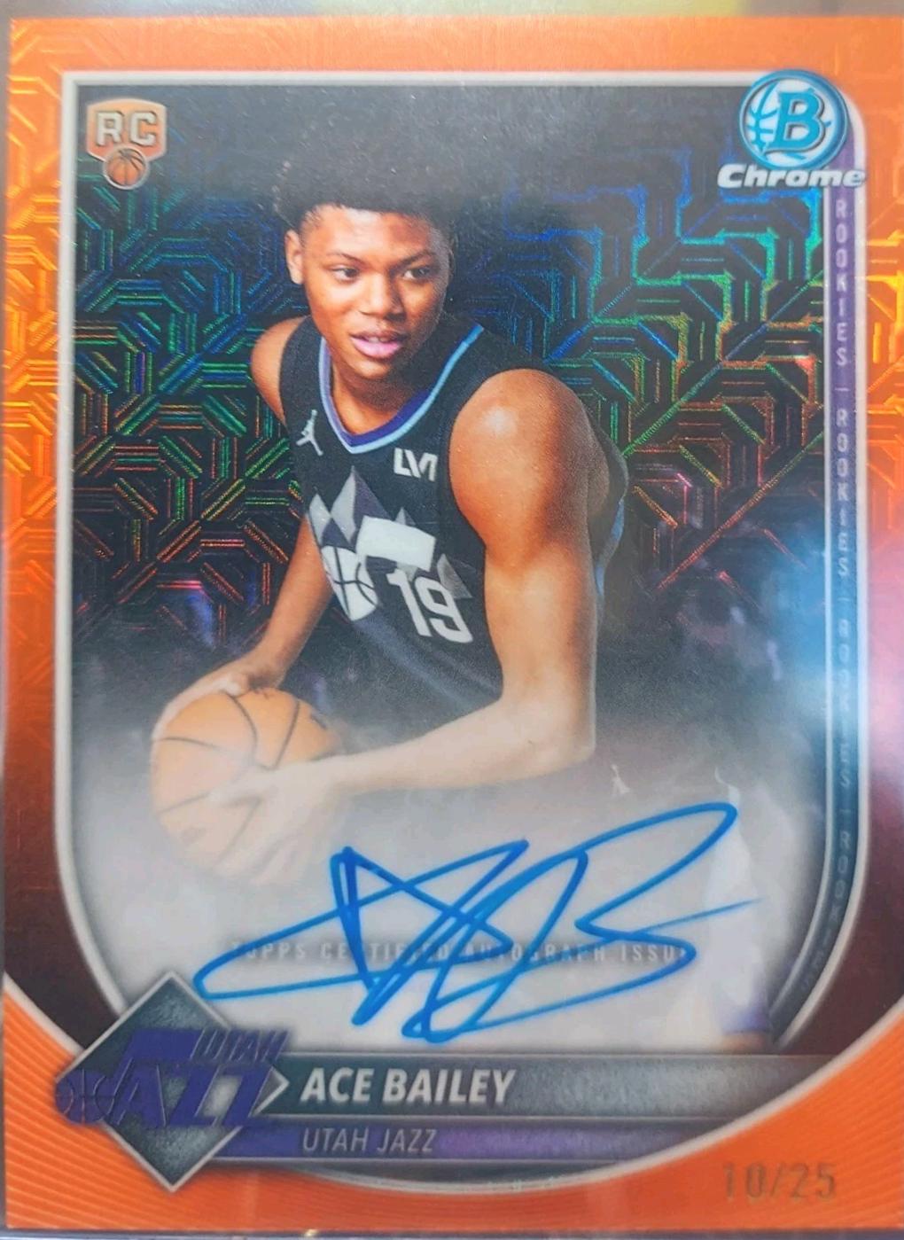 Ace Bailey [Orange Refractor] #BCA-AB