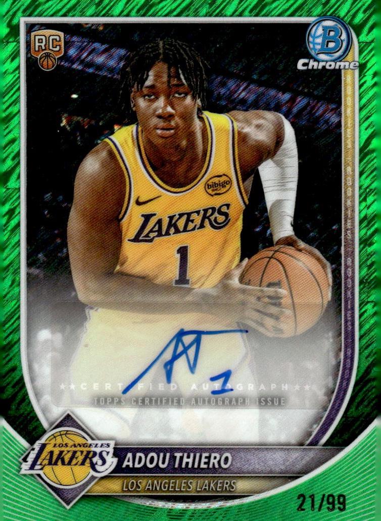 Adou Thiero [Green Shimmer Refractor] #BCA-AT