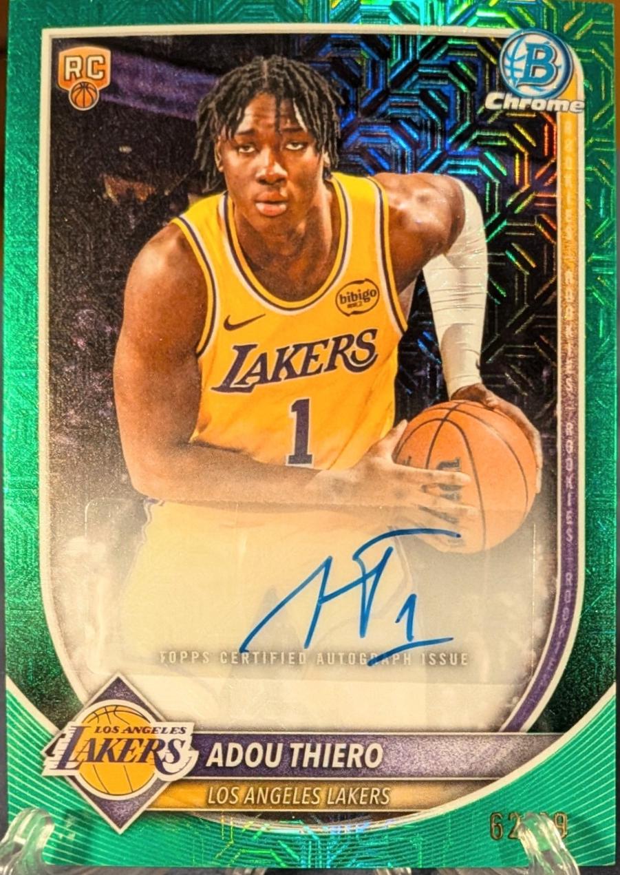Adou Thiero [Reptilian Green Refractor] #BCA-AT