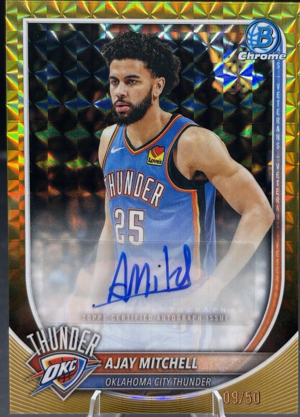 Ajay Mitchell [Gold Geometric] #BCA-AL