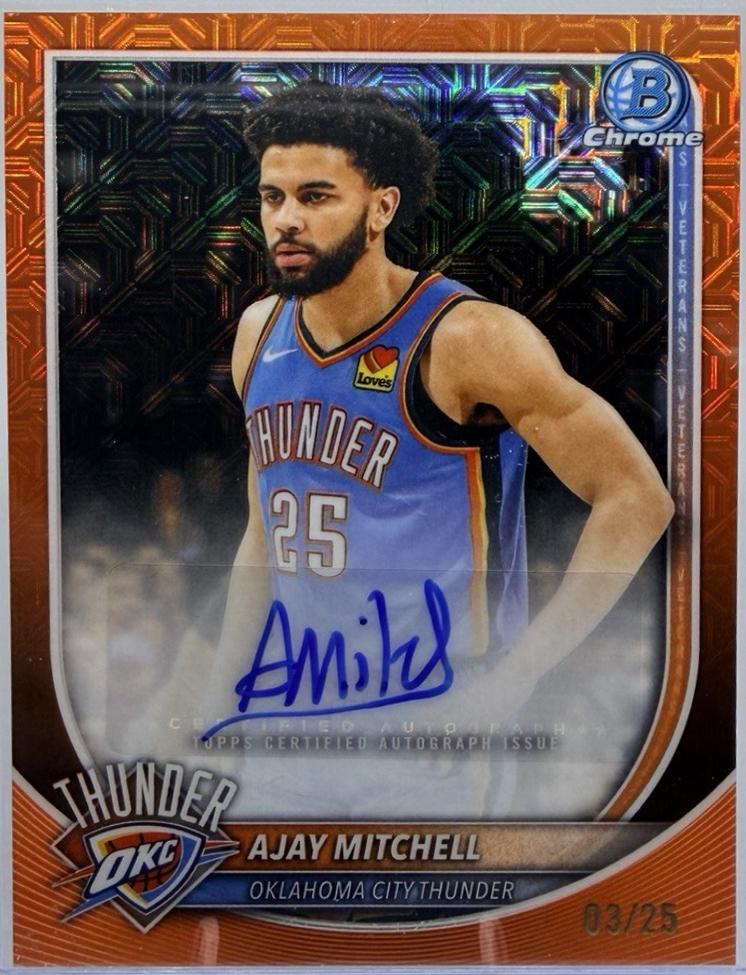 Ajay Mitchell [Orange Refractor] #BCA-AL
