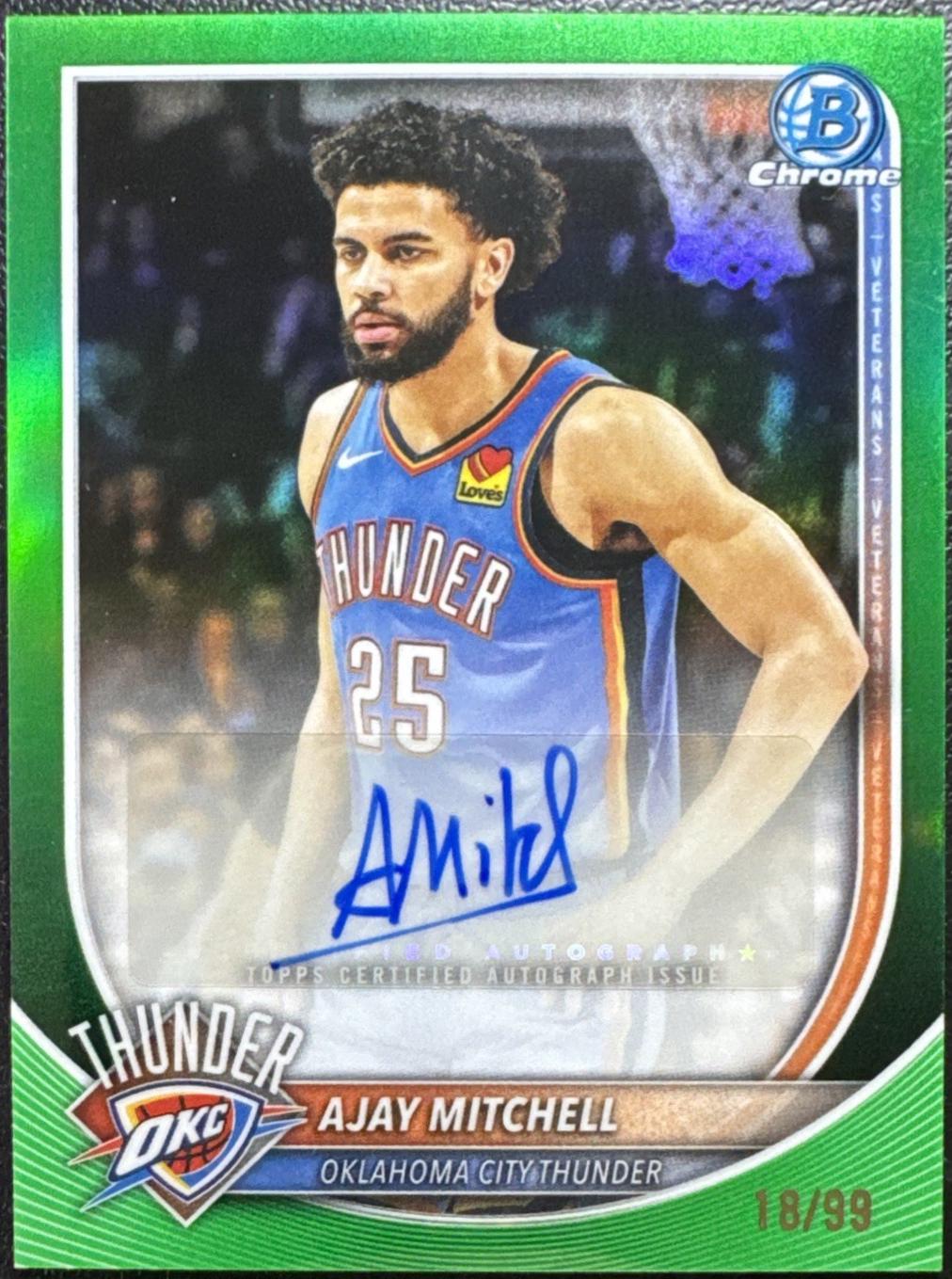 Ajay Mitchell [Reptilian Green Refractor] #BCA-AL
