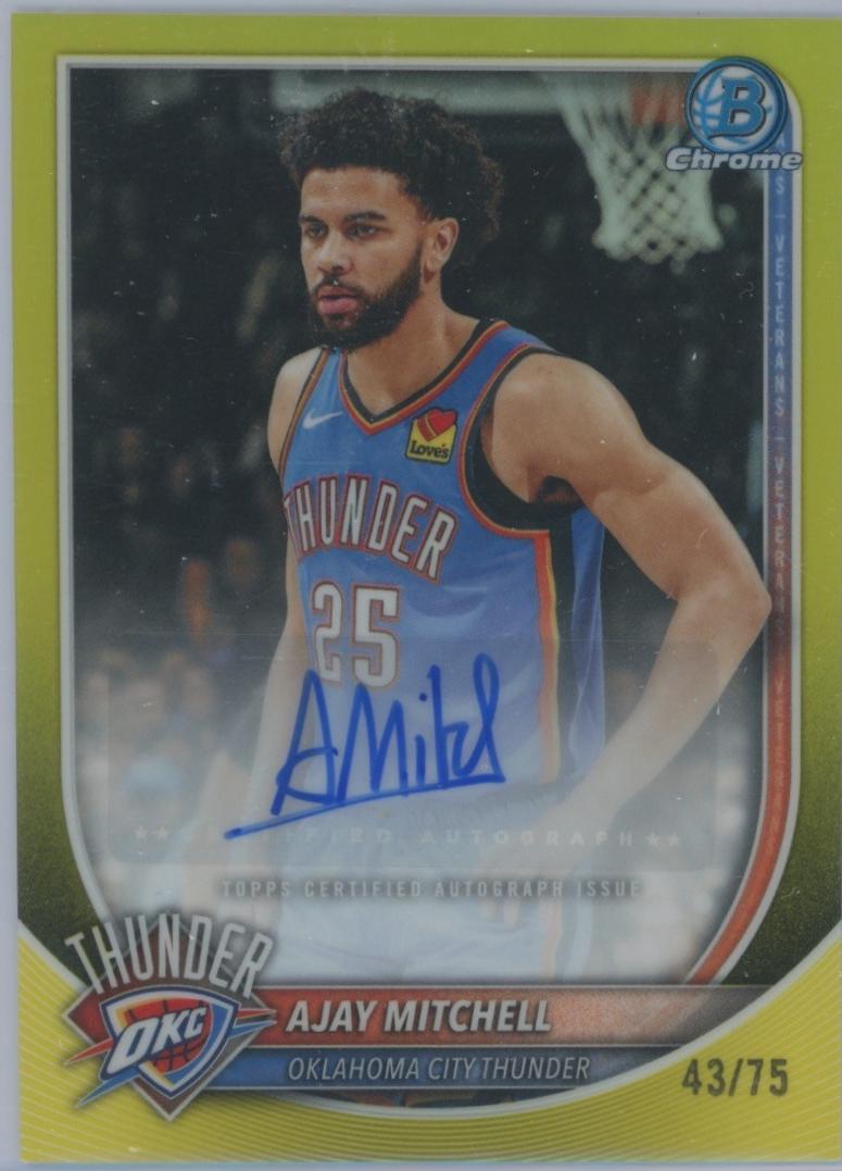 Ajay Mitchell [Yellow Refractor] #BCA-AL