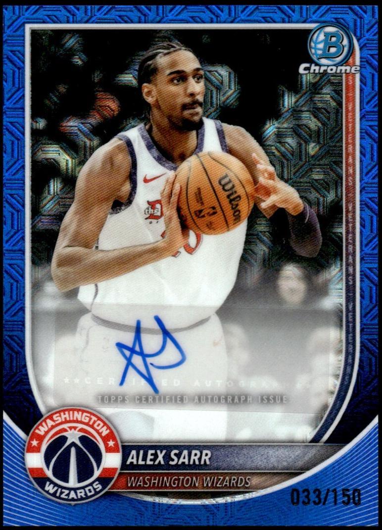Alex Sarr [Blue Refractor] #BCA-AS