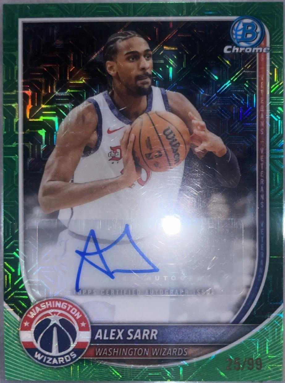 Alex Sarr [Green Geometric] #BCA-AS