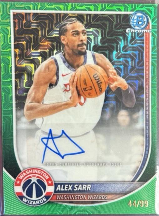 Alex Sarr [Green Refractor] #BCA-AS