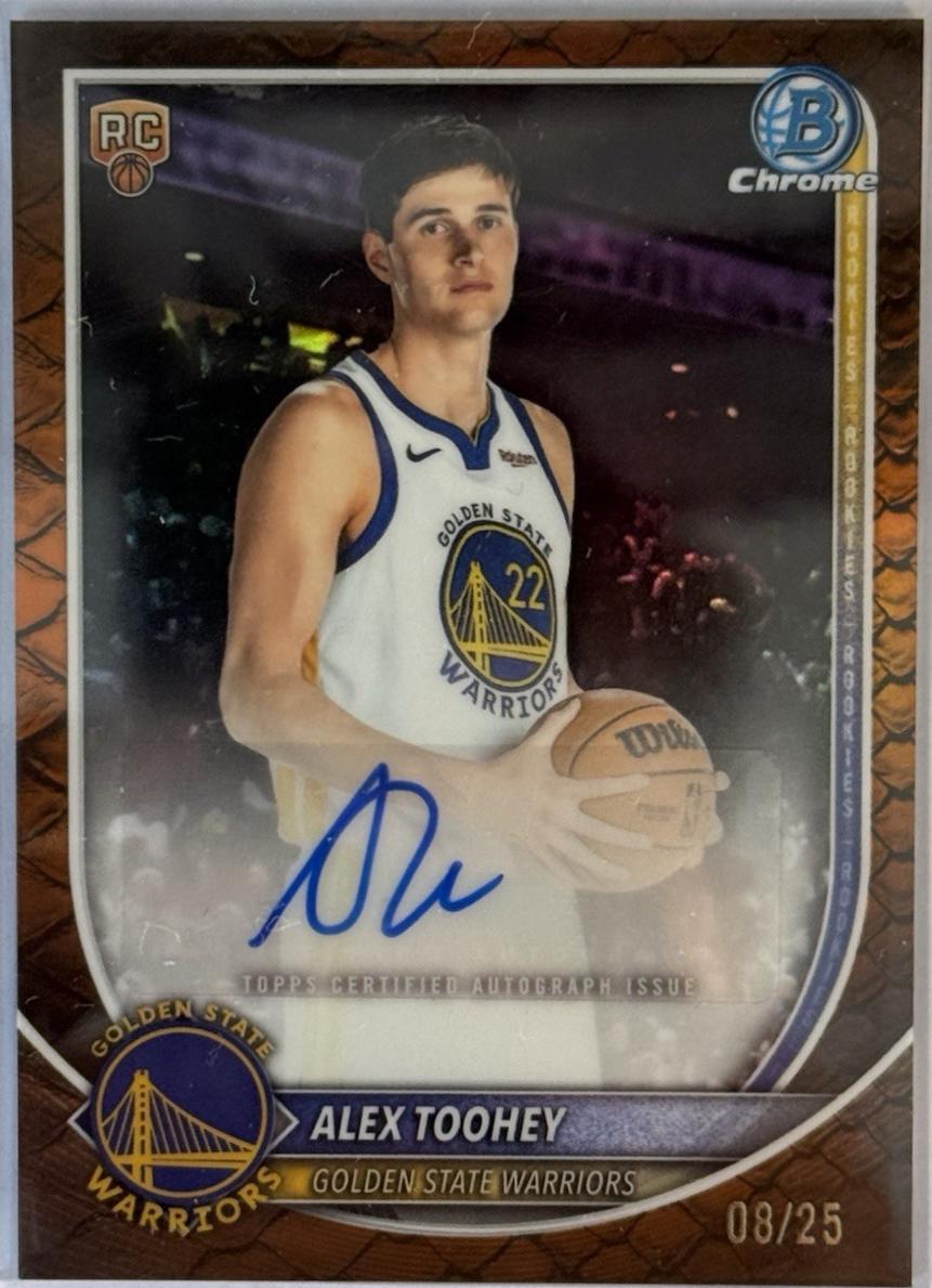Alex Toohey [Reptilian Orange Refractor] #BCA-AO