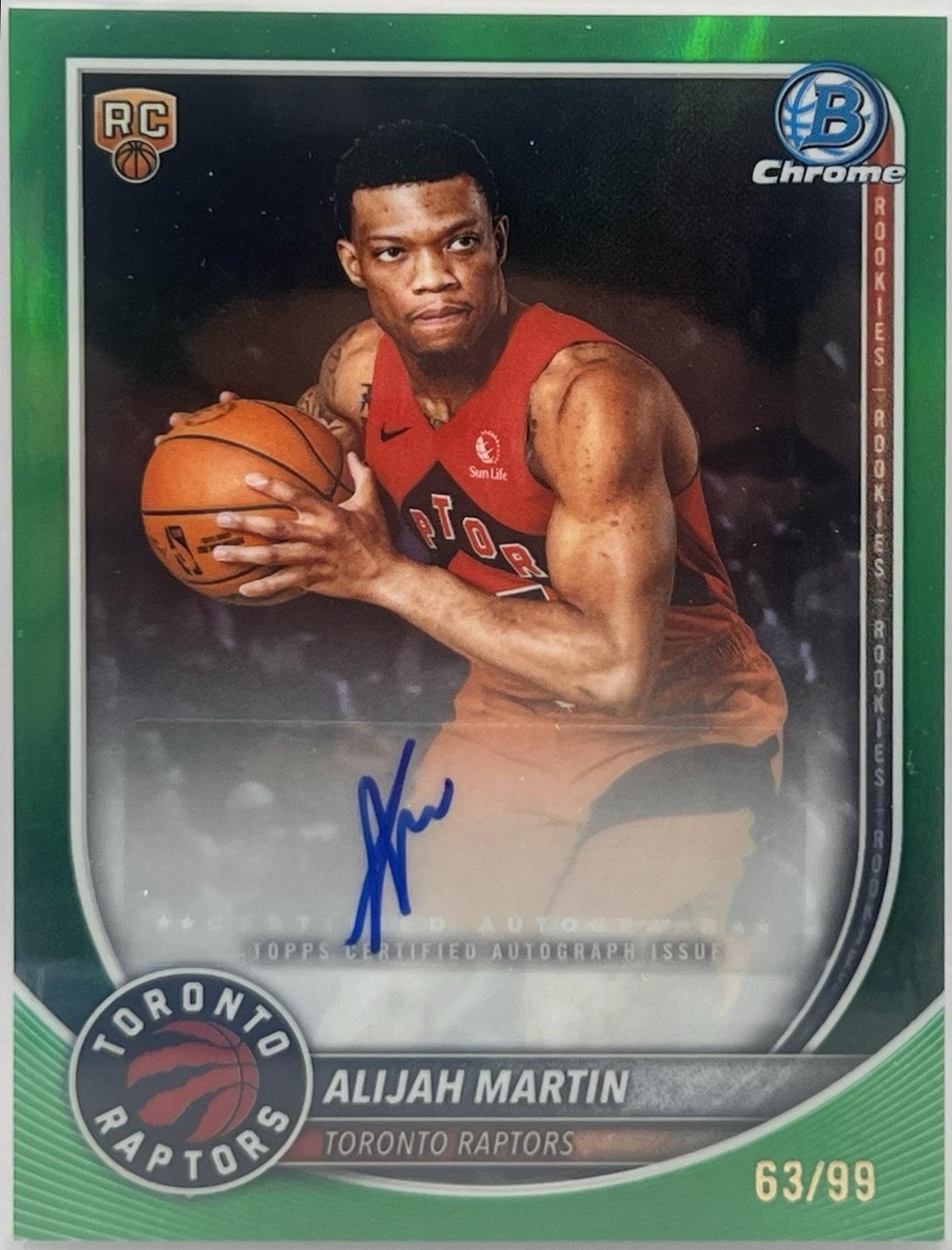 Alijah Martin [Green Geometric] #BCA-AM