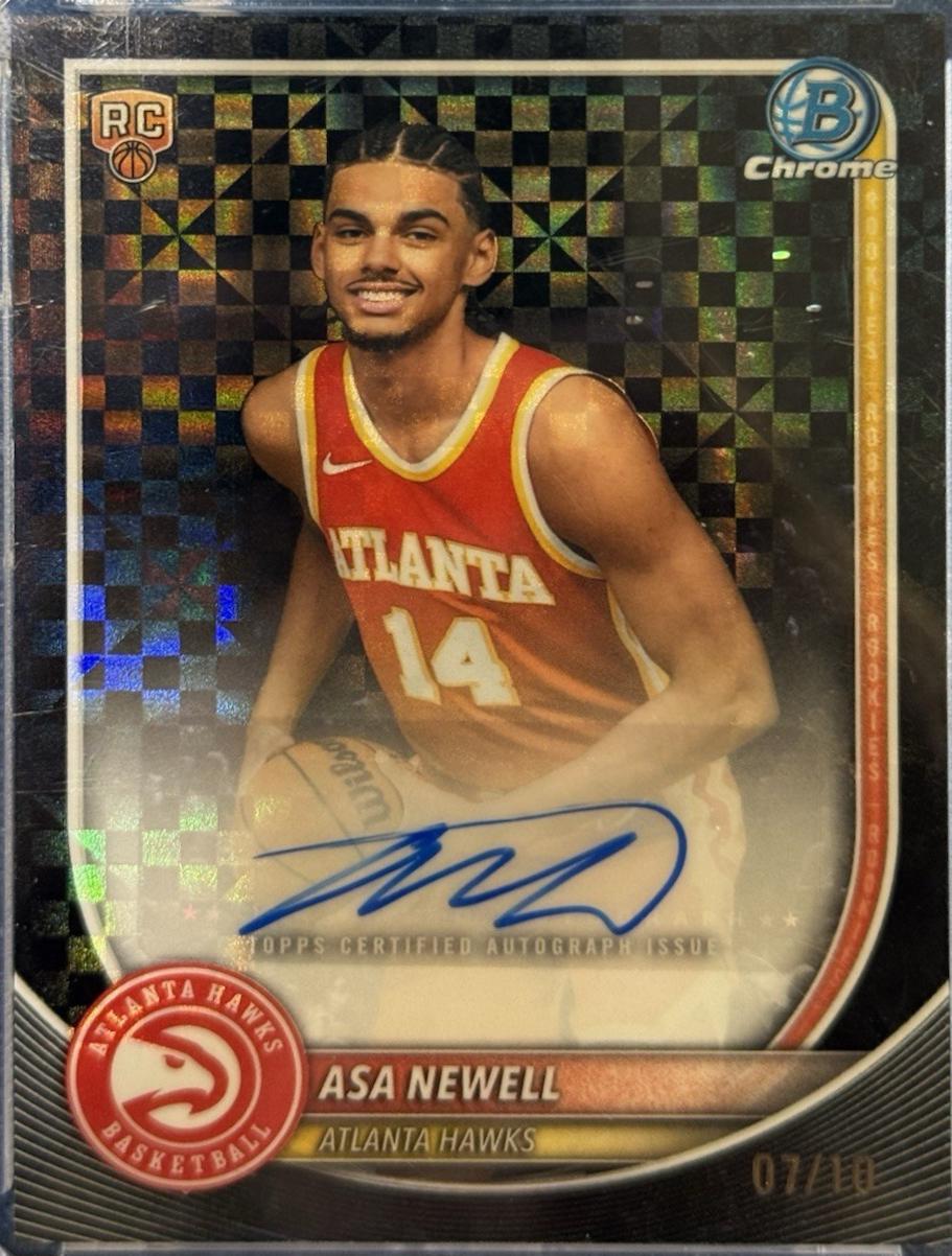 Asa Newell [Black X-Fractor Refractor] #BCA-AN