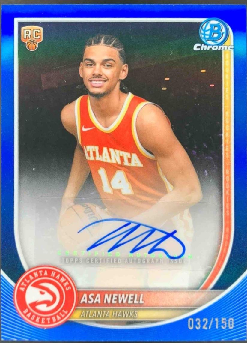 Asa Newell [Blue Refractor] #BCA-AN