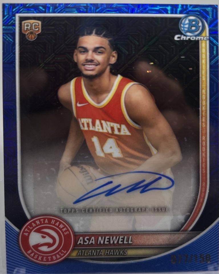 Asa Newell [Blue X-Fractor] #BCA-AN