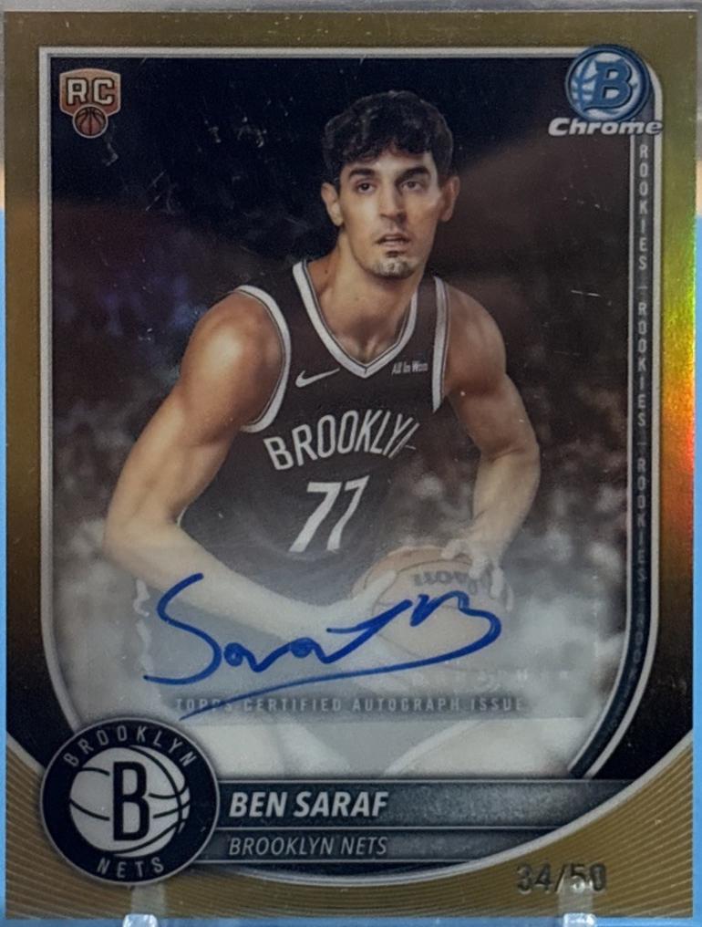 Ben Saraf [Gold Refractor] #BCA-BA