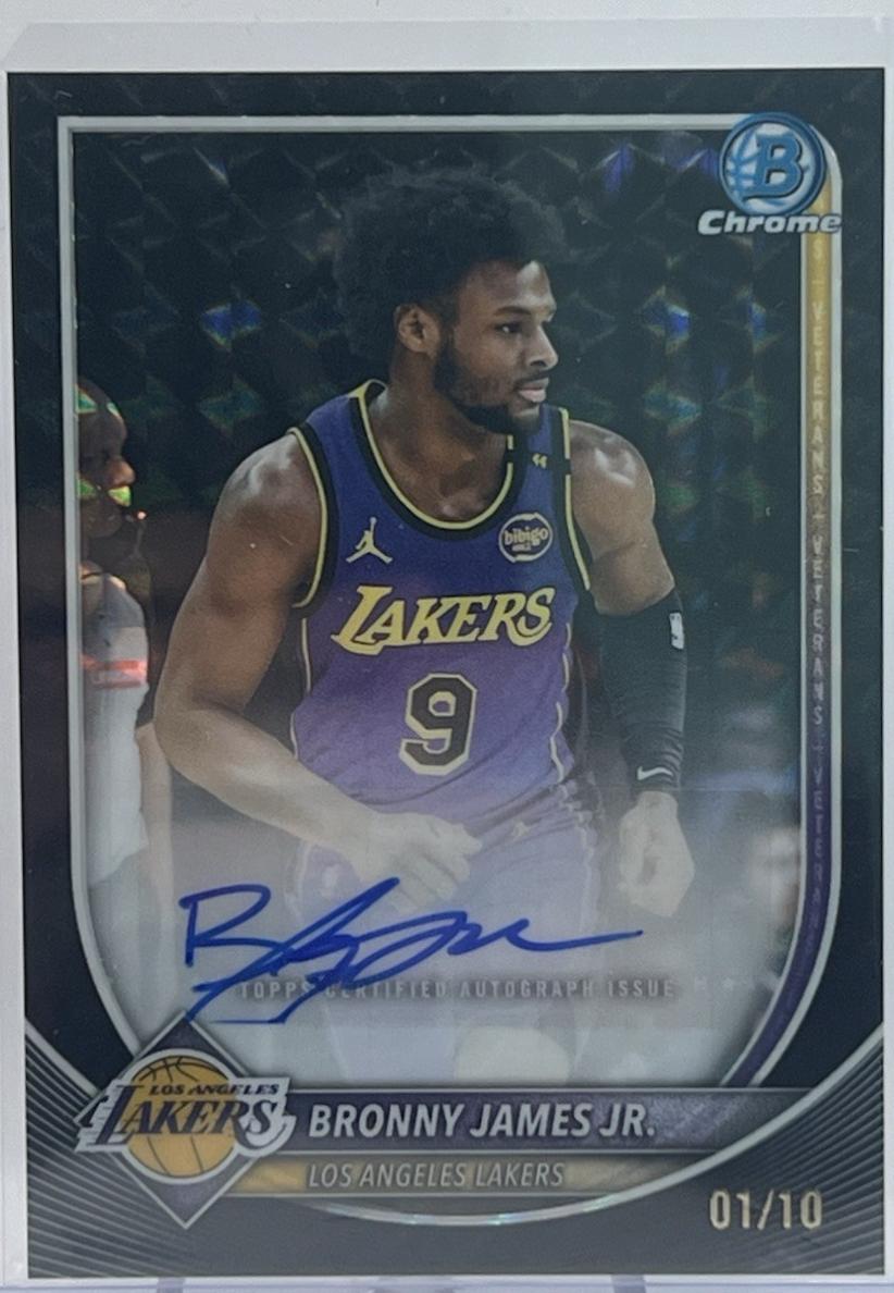 Bronny James Jr. [Black Geometric] #BCA-BR