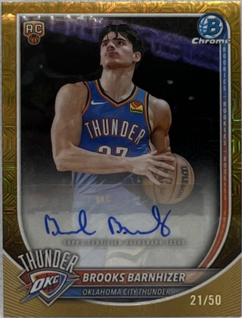 Brooks Barnhizer [Gold Geometric] #BCA-BB