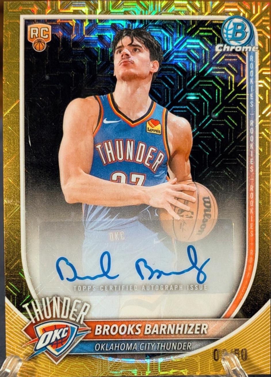 Brooks Barnhizer [Gold Refractor] #BCA-BB