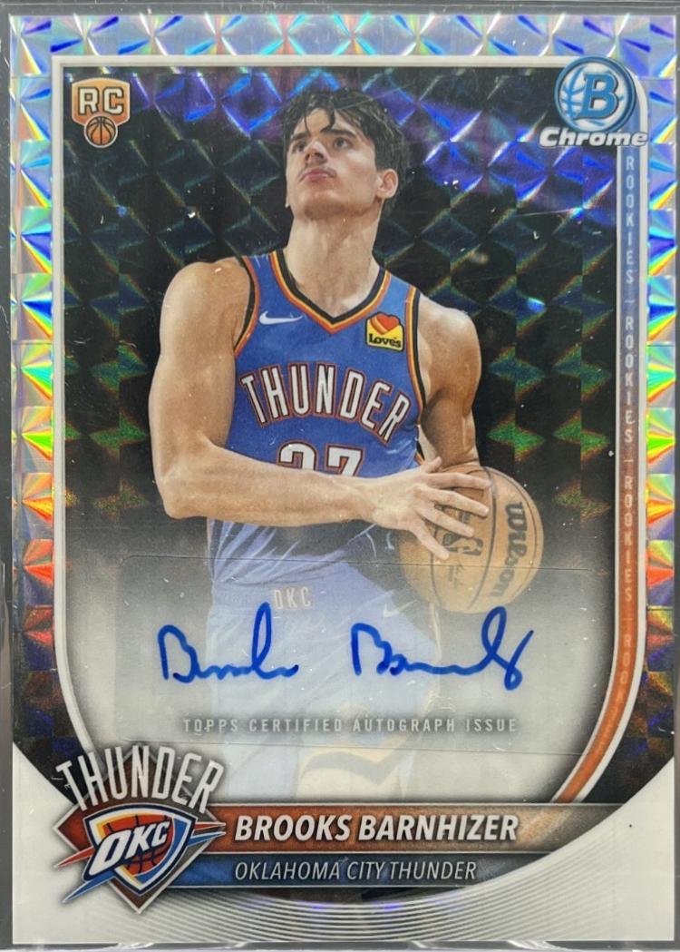 Brooks Barnhizer [Orange Geometric] #BCA-BB