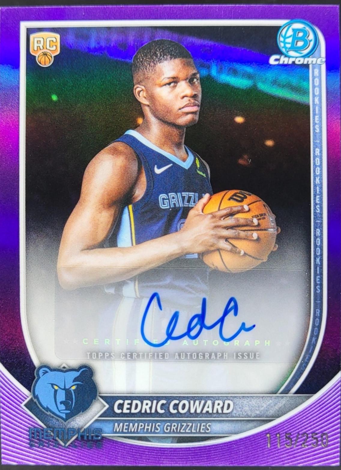 Cedric Coward [Purple Refractor] #BCA-CC