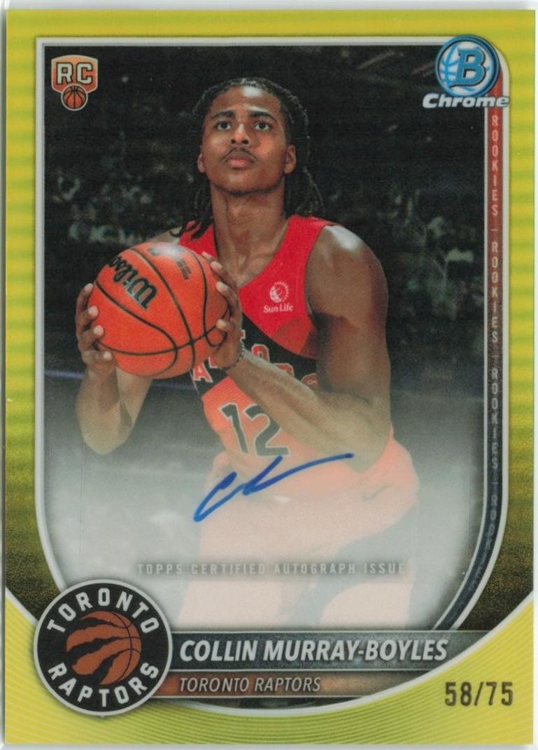 Collin Murray-Boyles [Yellow Refractor] #BCA-CMB