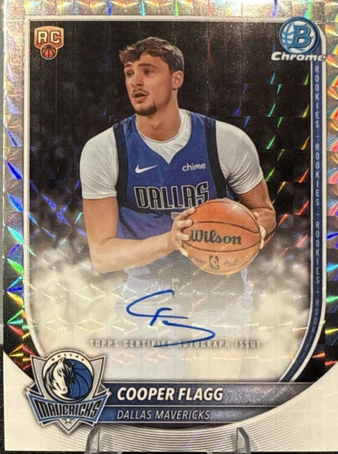 Cooper Flagg [Orange Geometric] #BCA-CF