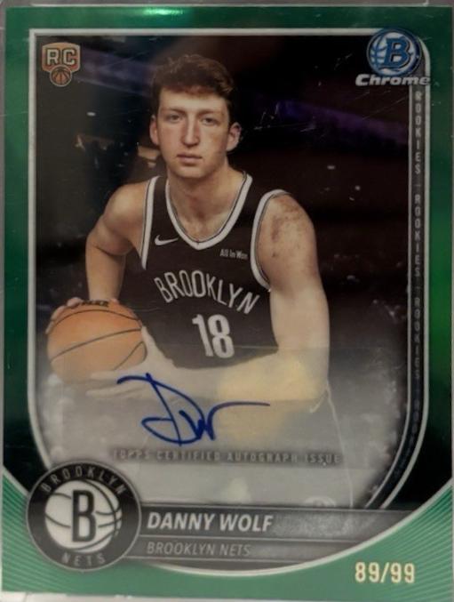 Danny Wolf [Green Refractor] #BCA-DW