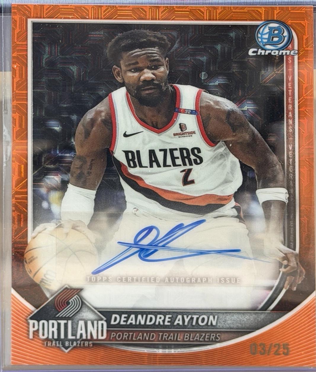 Deandre Ayton [Orange Refractor] #BCA-DA