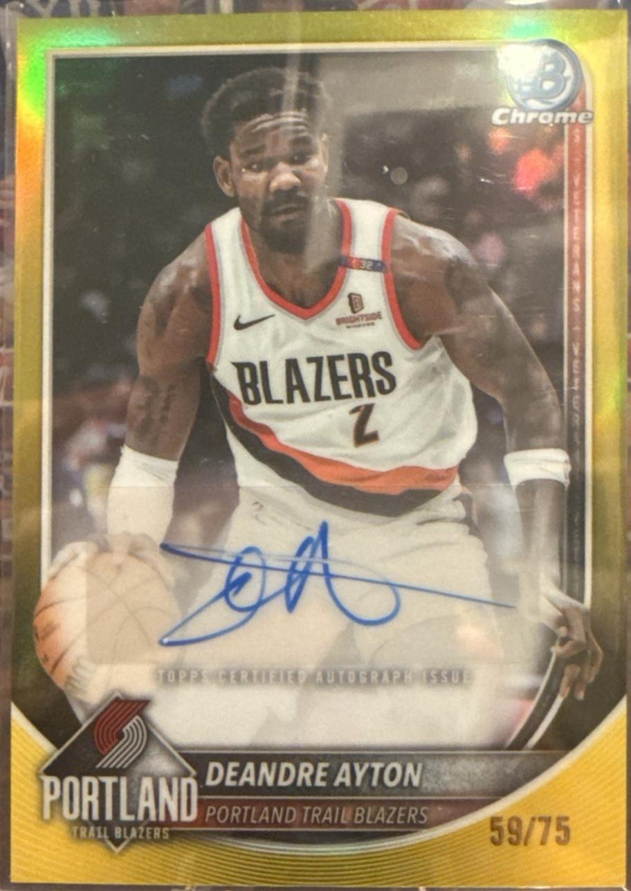 Deandre Ayton [Yellow Refractor] #BCA-DA
