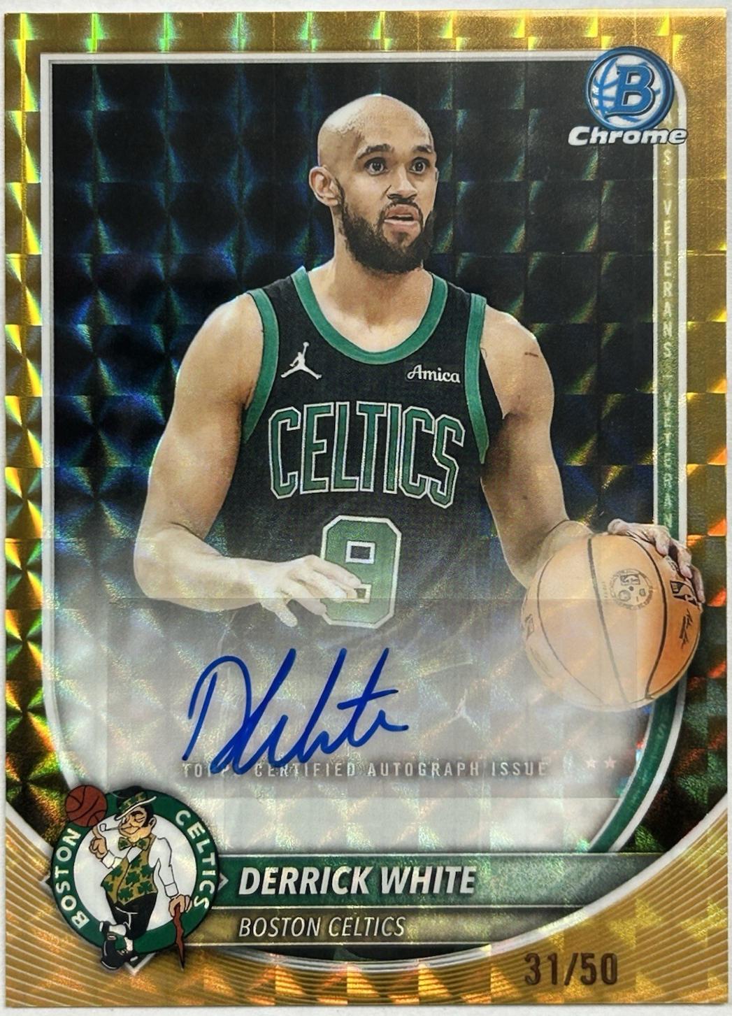 Derrick White [Gold Geometric] #BCA-DI