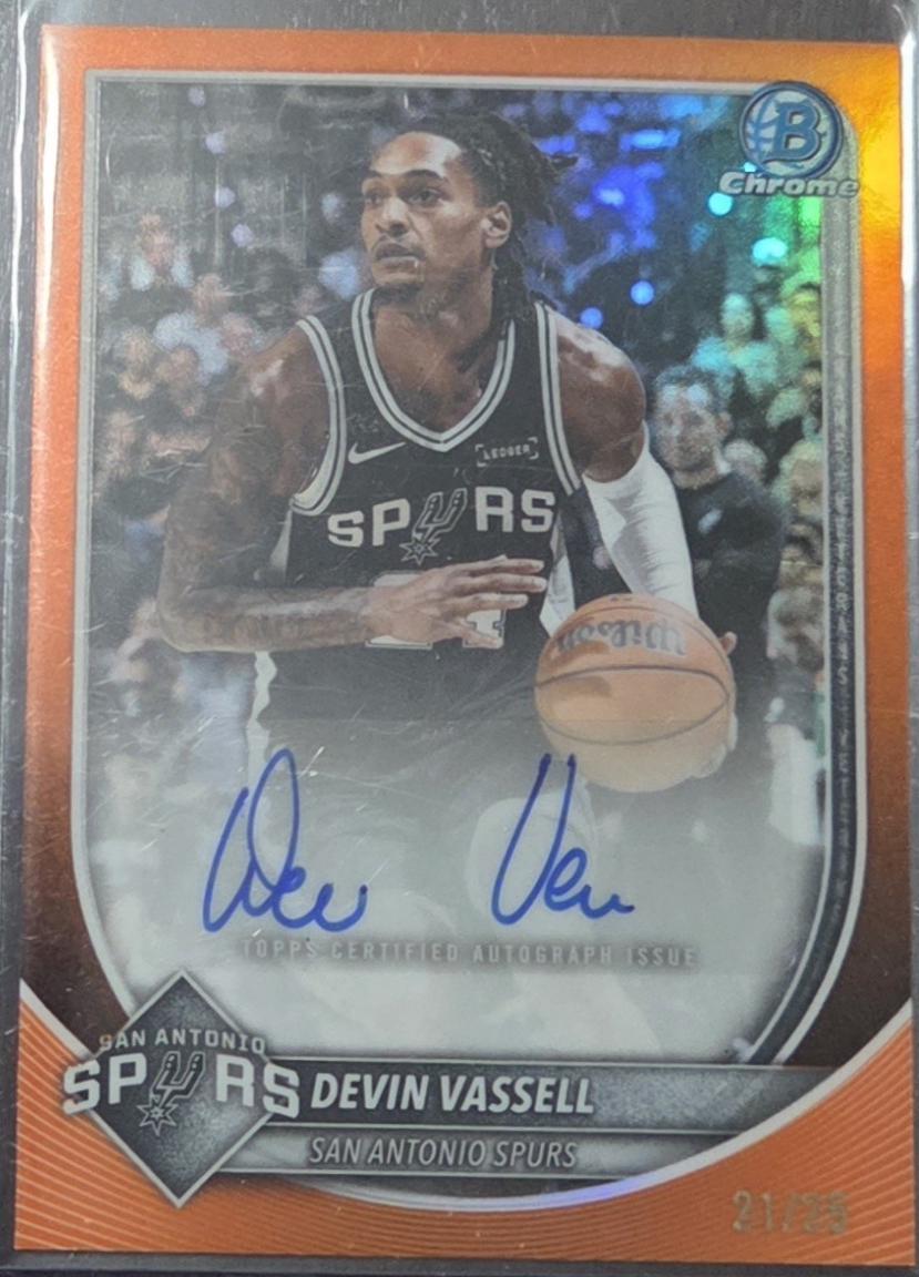 Devin Vassell [Orange Refractor] #BCA-DV