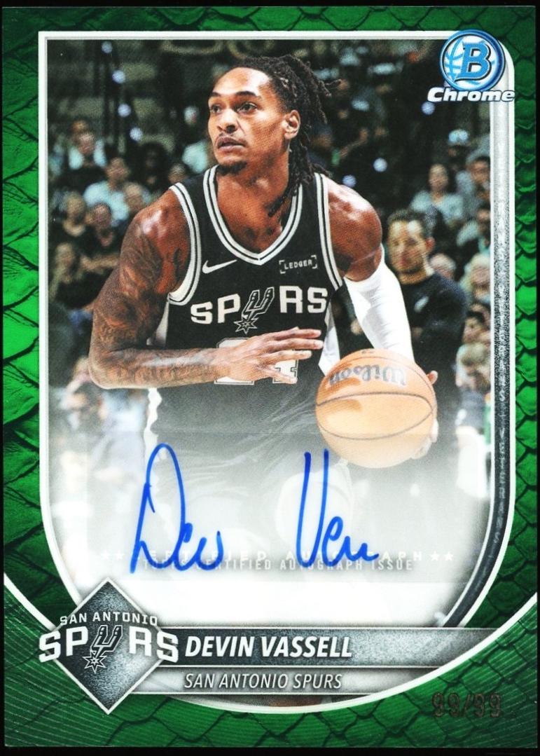 Devin Vassell [Reptilian Green Refractor] #BCA-DV