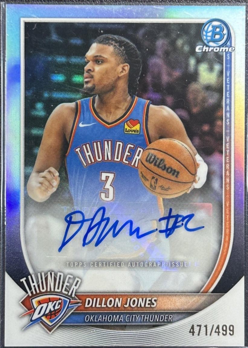 Dillon Jones [Refractor] #BCA-DJ